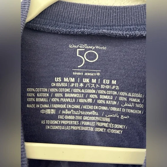 2 Spirit Jersey Disneyland Resort 100 Years Of Wonder Disney Size Medium tie dye - Picture 13 of 14